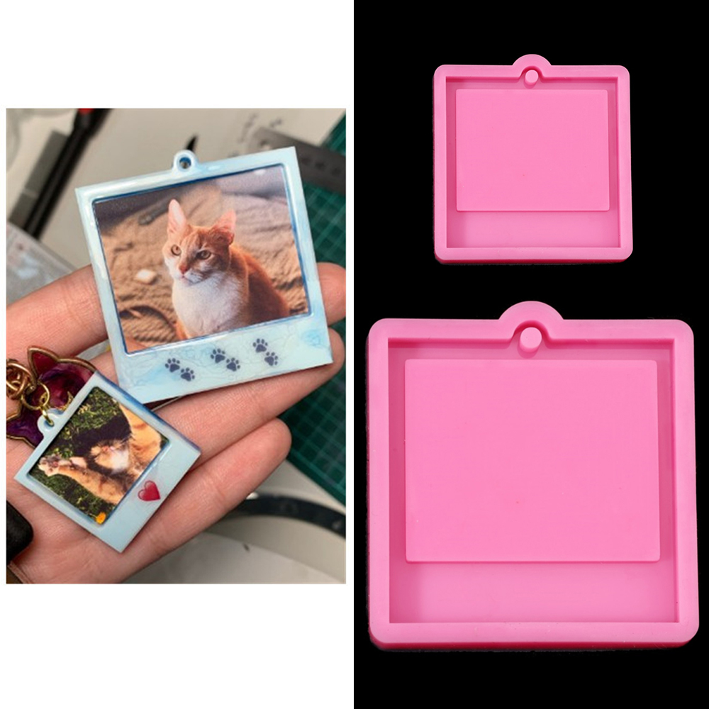 Soap Making Lye - Photo Frame Epoxy Resin Keychain Mold