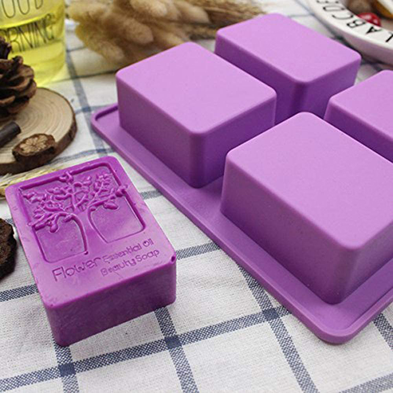 Soap Making Books - Rectangle Life Tree Silicone Soap Mold