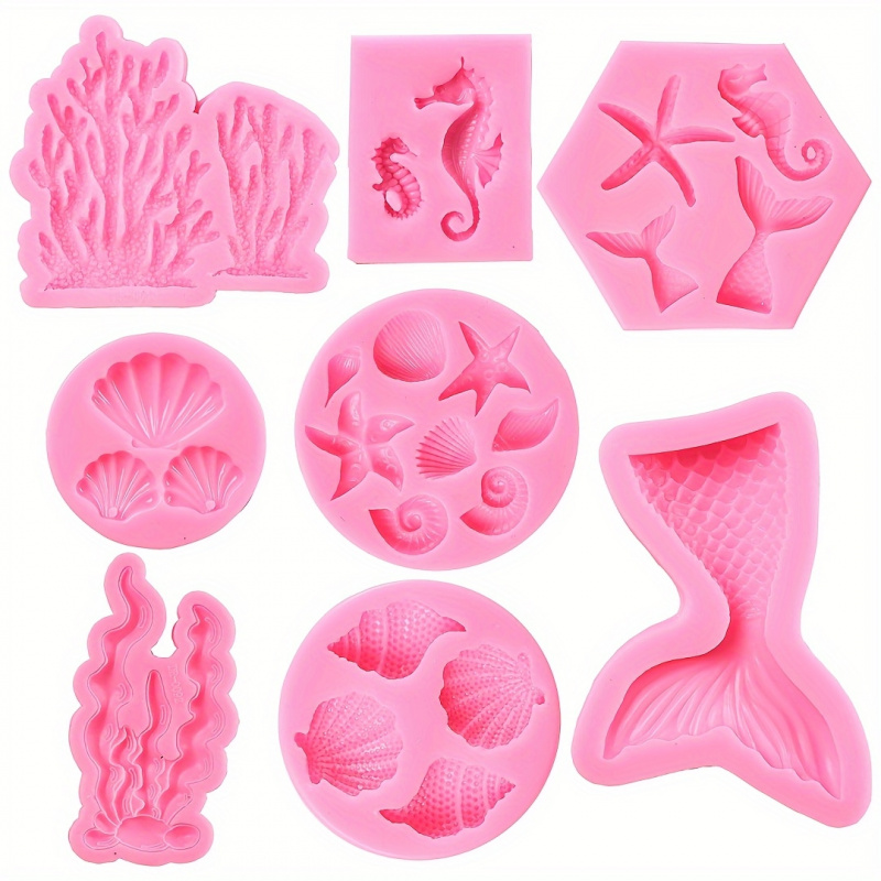 Soap Making Gel - One Set8Seal fairy-shaped silicone mold，Very suitable