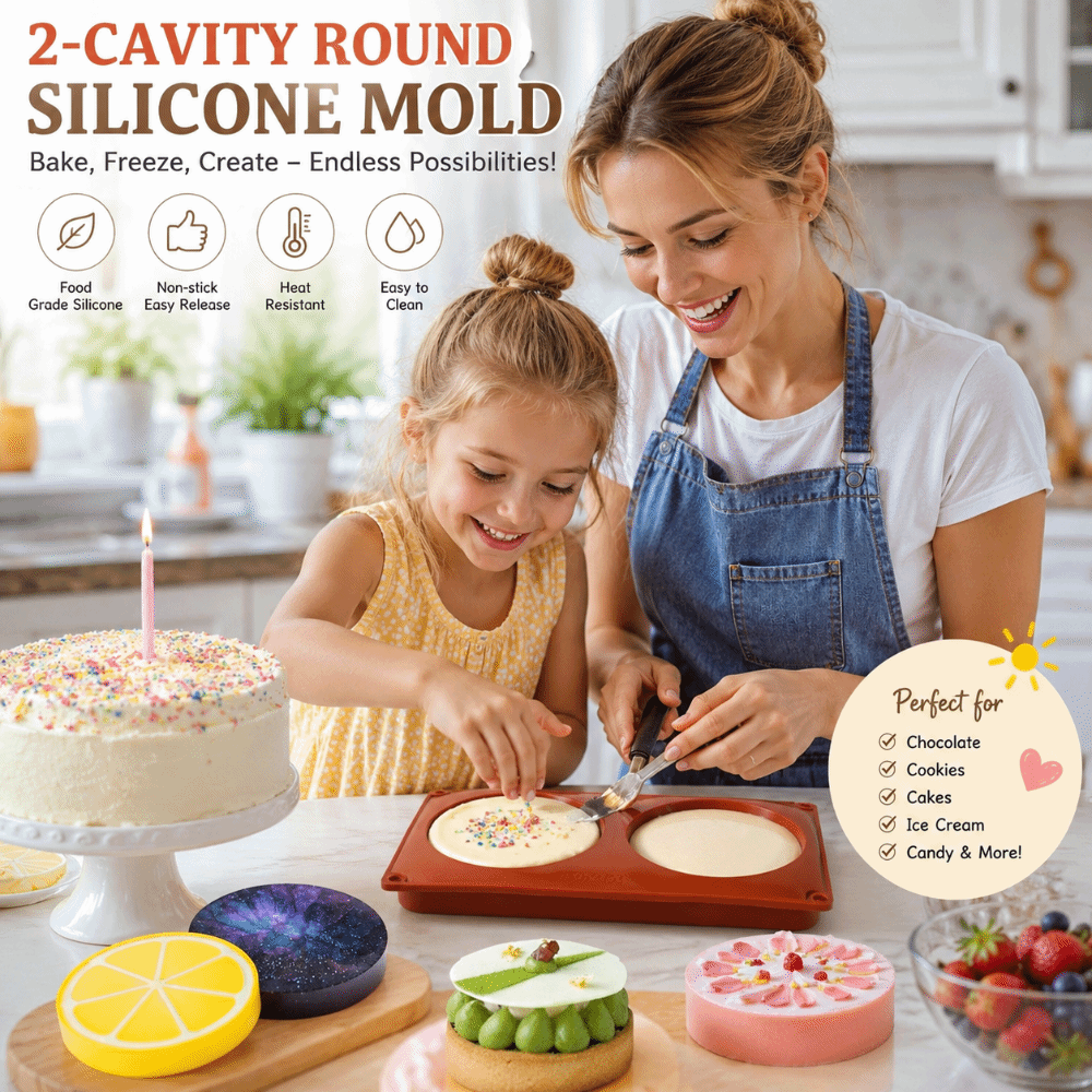 Soap Making Formula - Cylinder Shaped Silicone Baking Mold Large