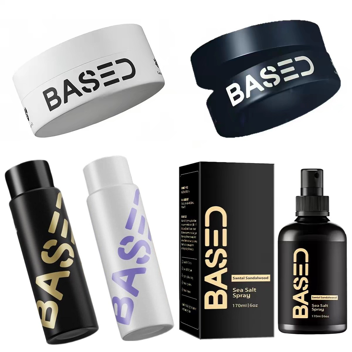 Coconut Oil Refined - Based Sea Salt Lasting Hair Styling
