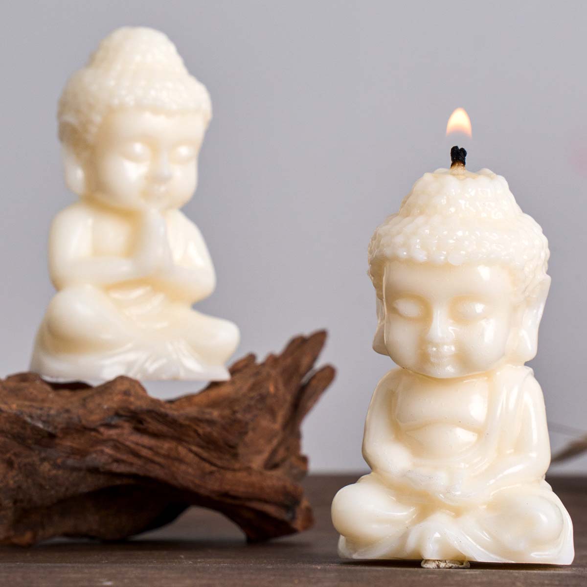 Soap Making Process - 3D Buddha Silicone Candle Mold DIY