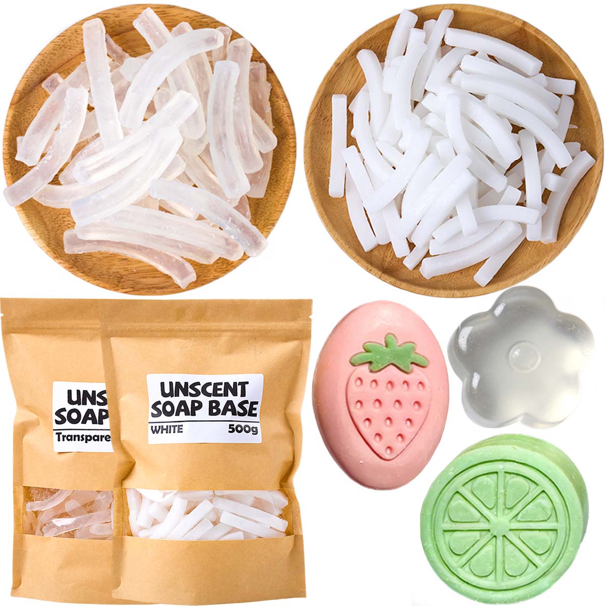 Soap Making Raw Material - 500g Glycerin Soap Base DIY Handmade