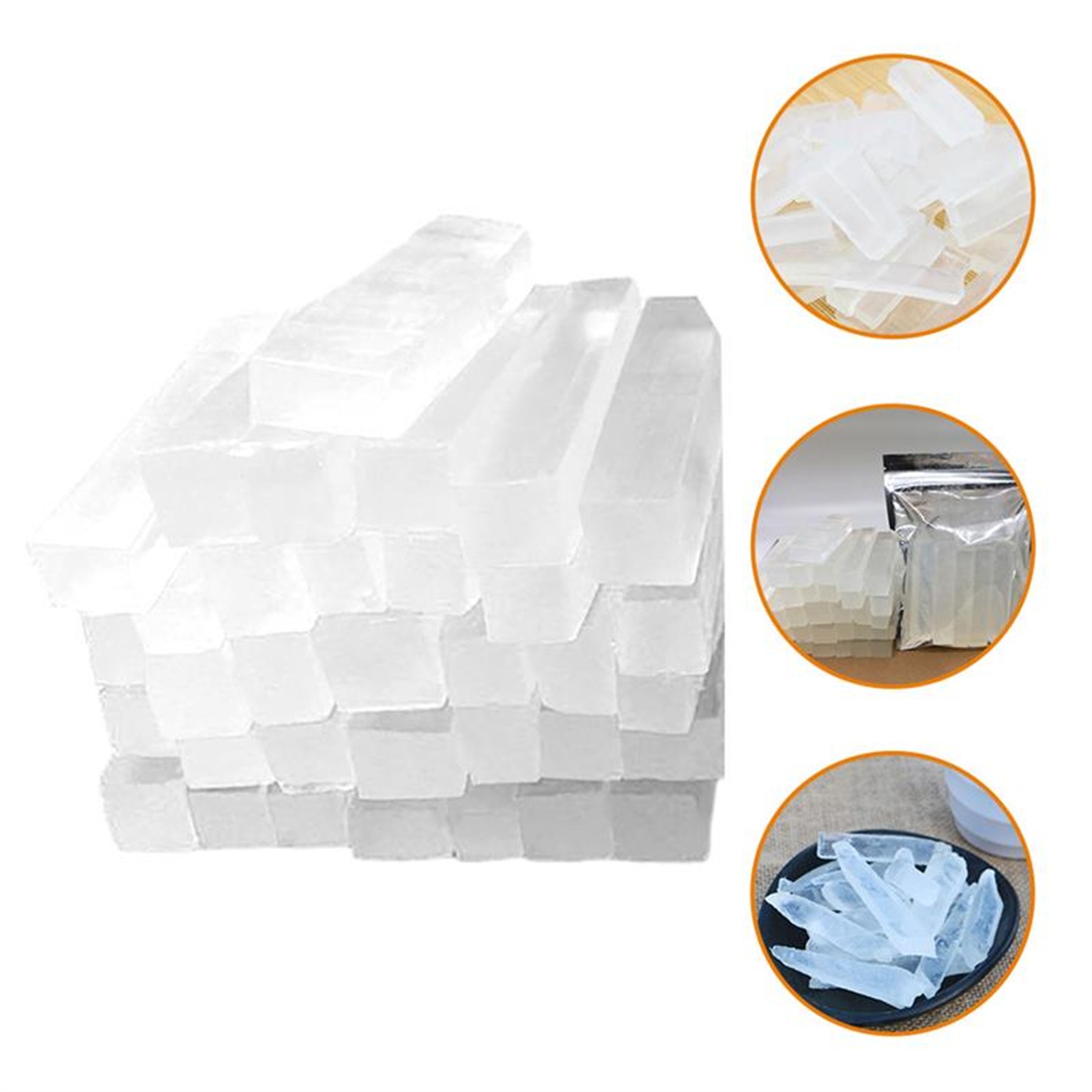 Soap Making Vendors - 250G Bag Clear Glycerin Hand Soaps