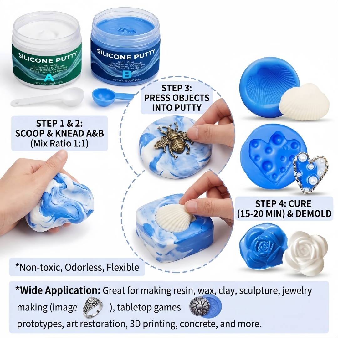 Silicone Putty Mold Making Sup - Natural Making Soap 评论和价格