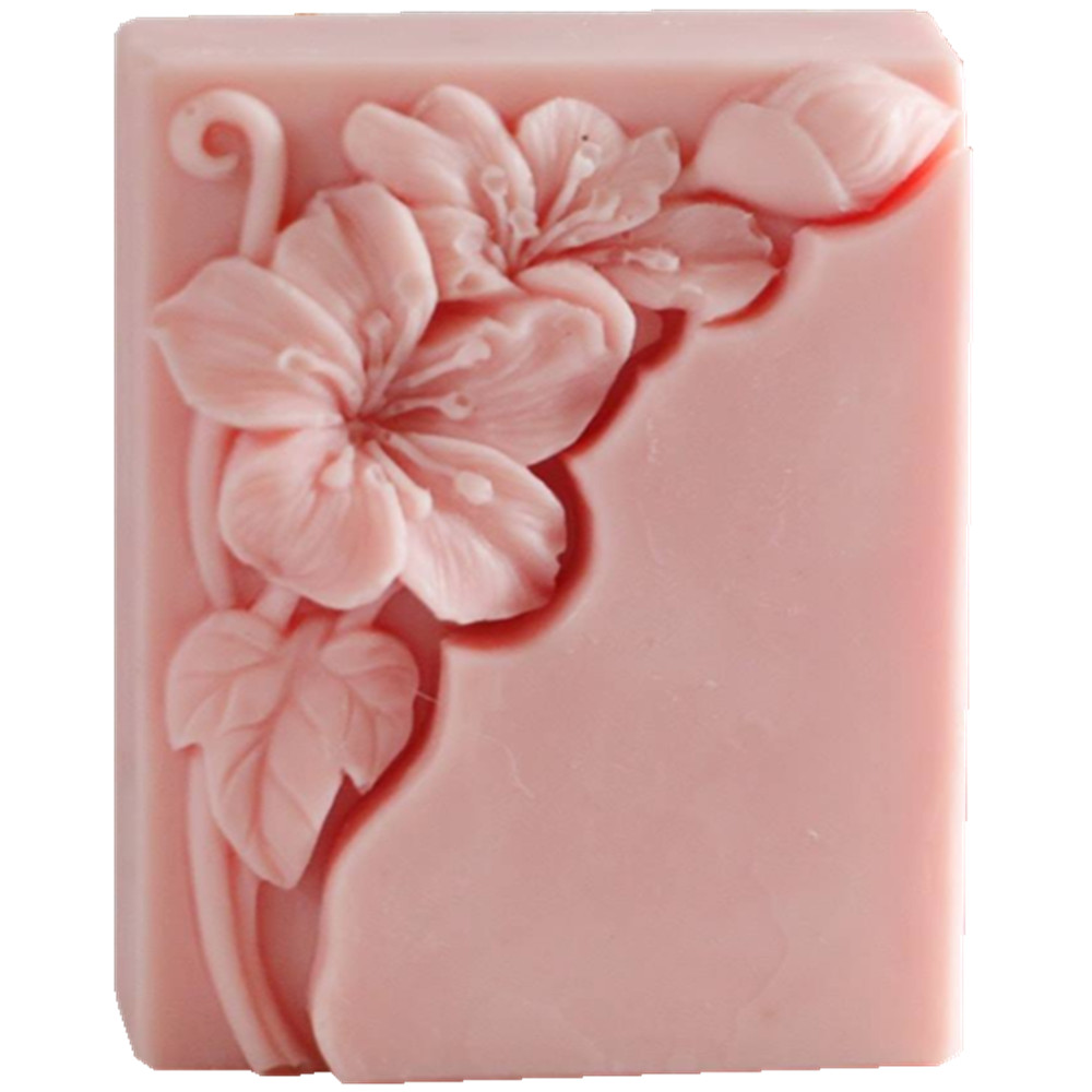 Pretty Floral Soap Mold Rectan - Soap Making Process 评论和价格