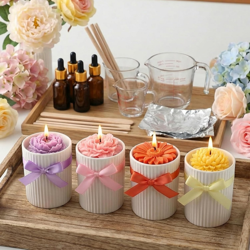 6 Hole 3D Floral Silicone Mold - Soap Making Kit Amazon 评论和价格