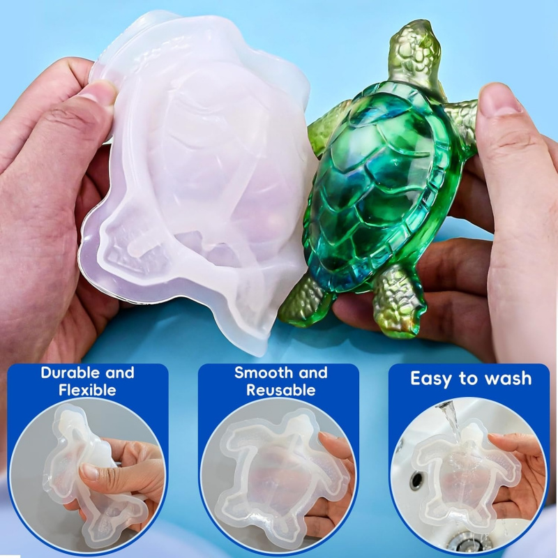 2Animal Resin Mold Set，3DTurtl - Soap Making Kit Amazon 评论和价格