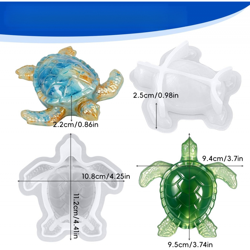 2Animal Resin Mold Set，3DTurtl - Soap Making Kit Amazon 评论和价格