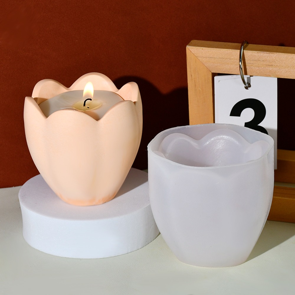 Tulip Candle Holder Silicone M - Soap Making Books 评论和价格