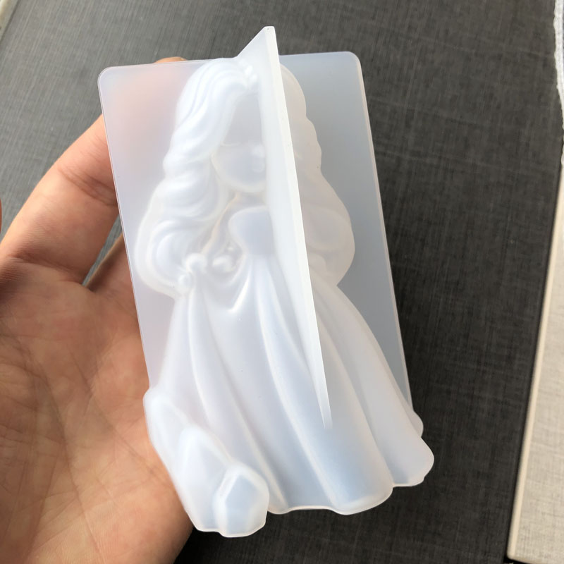 3D Cute Princess Silicone Cand - Natural Making Soap 评论和价格