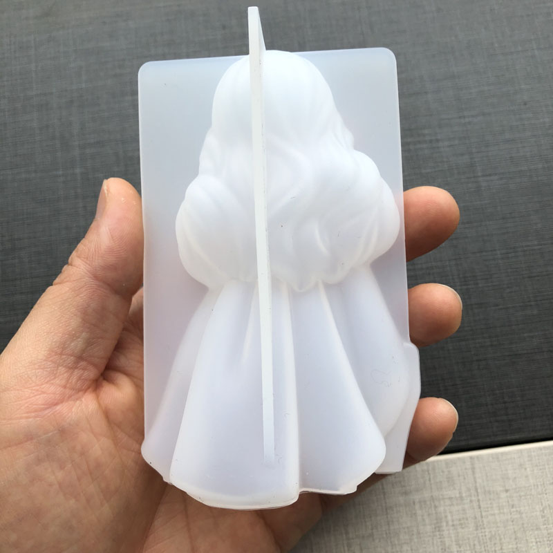 3D Cute Princess Silicone Cand - Natural Making Soap 评论和价格