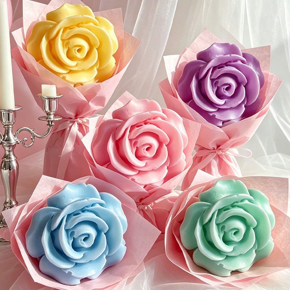 3pcs 3D Rose Flower Silicone M - Soap Making Kit Amazon 评论和价格
