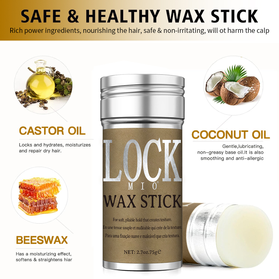 LOCKMIO Wax Stick Natural Coco - Coconut Oil Refined 评论和价格
