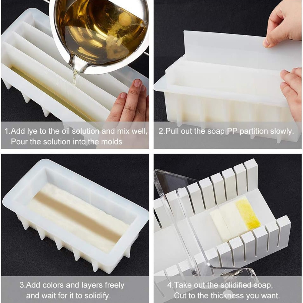42oz Silicone Soap Mold with 5 - Soap Making Books 评论和价格