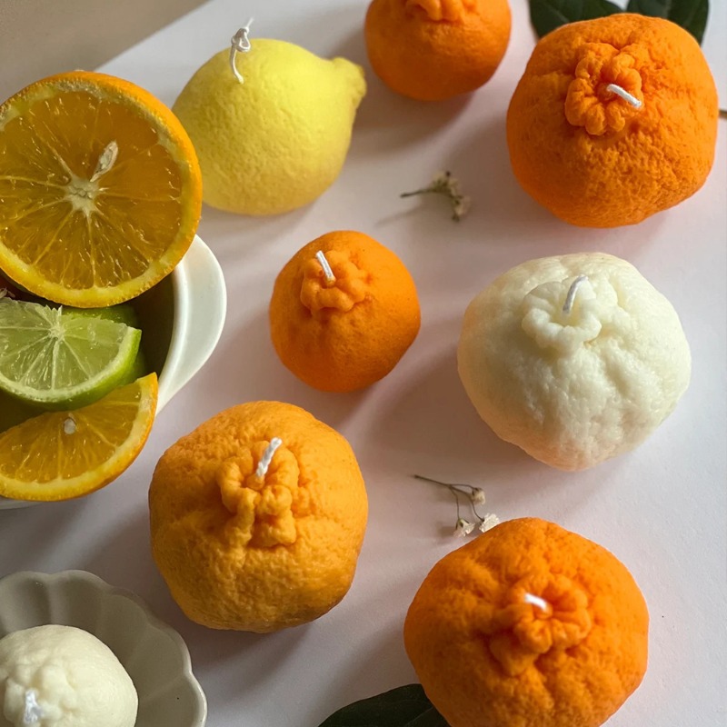 Orange Fruit Candle Mold DIY S - Soap Making Gel 评论和价格