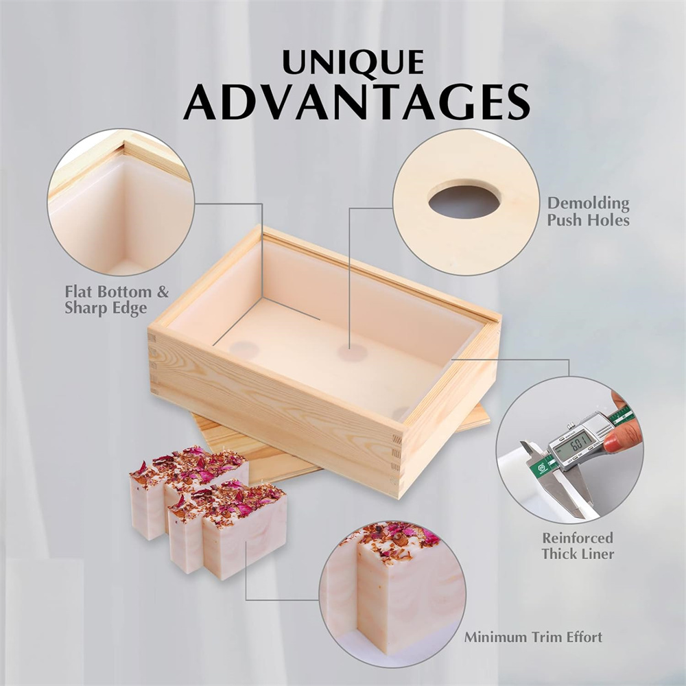 Large Soap Molds Rectangle Sil - Soap Making Books 评论和价格
