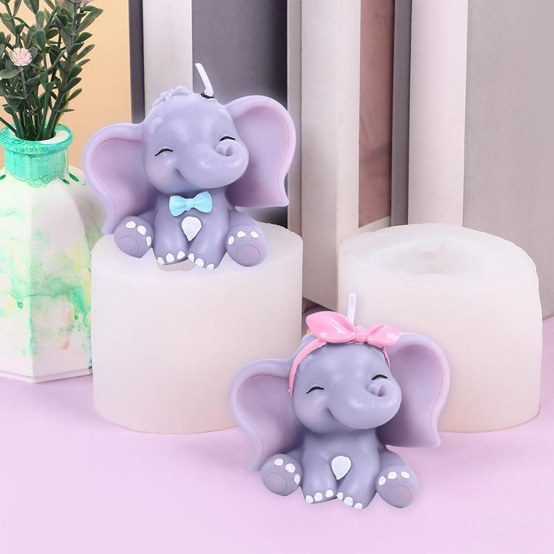 Cute 3D Elephant Silicone Cand - Soap Making Lye 评论和价格