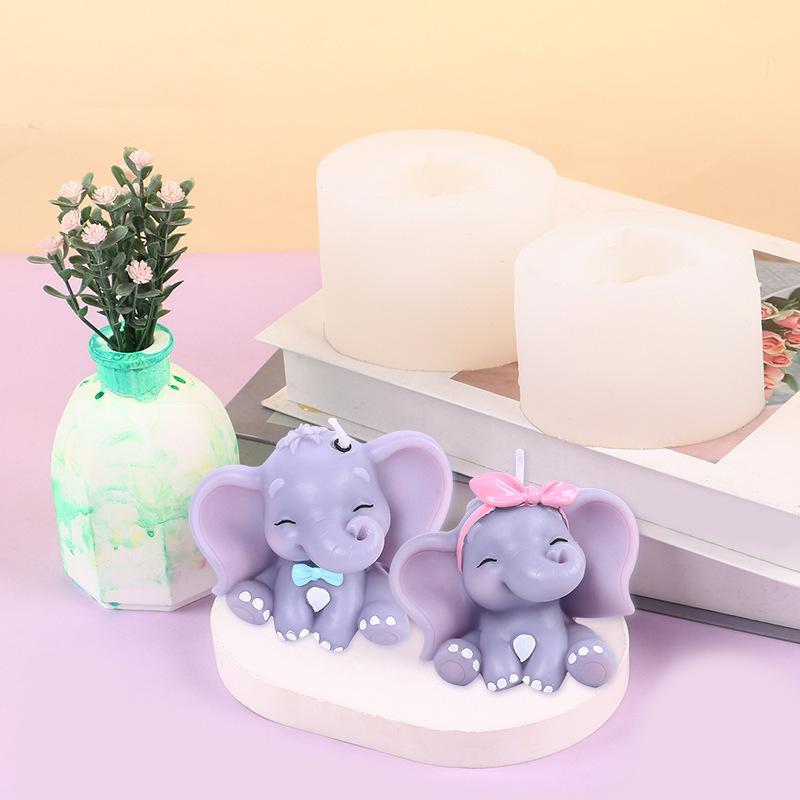 Cute 3D Elephant Silicone Cand - Soap Making Lye 评论和价格