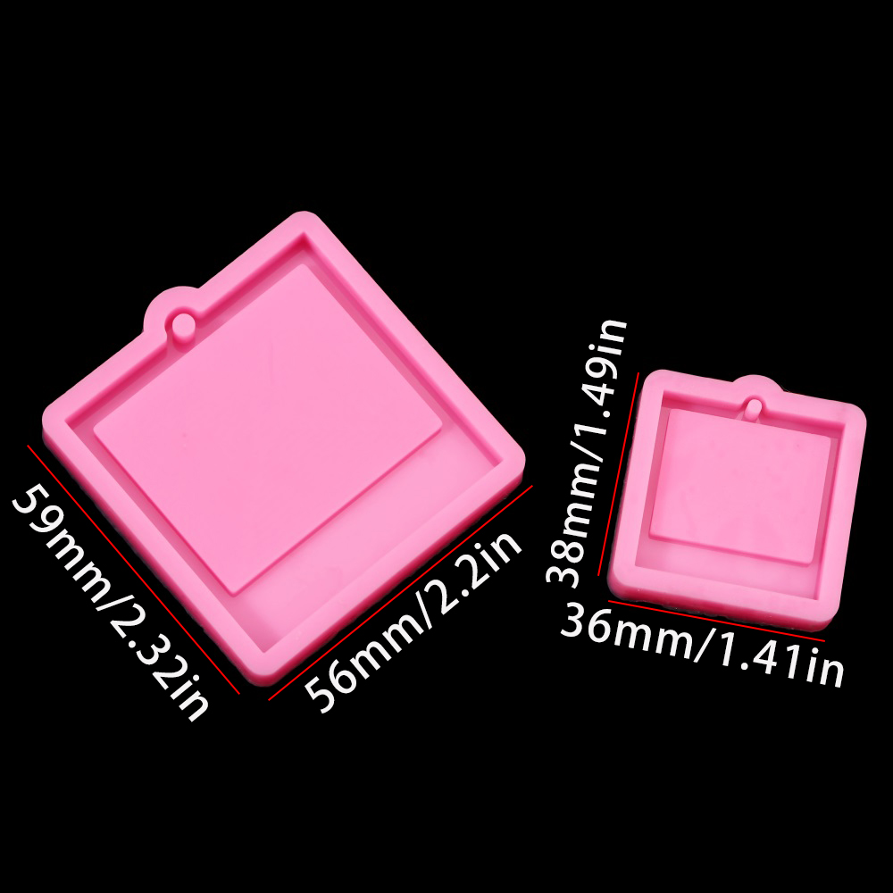 Photo Frame Epoxy Resin Keycha - Soap Making Lye 评论和价格