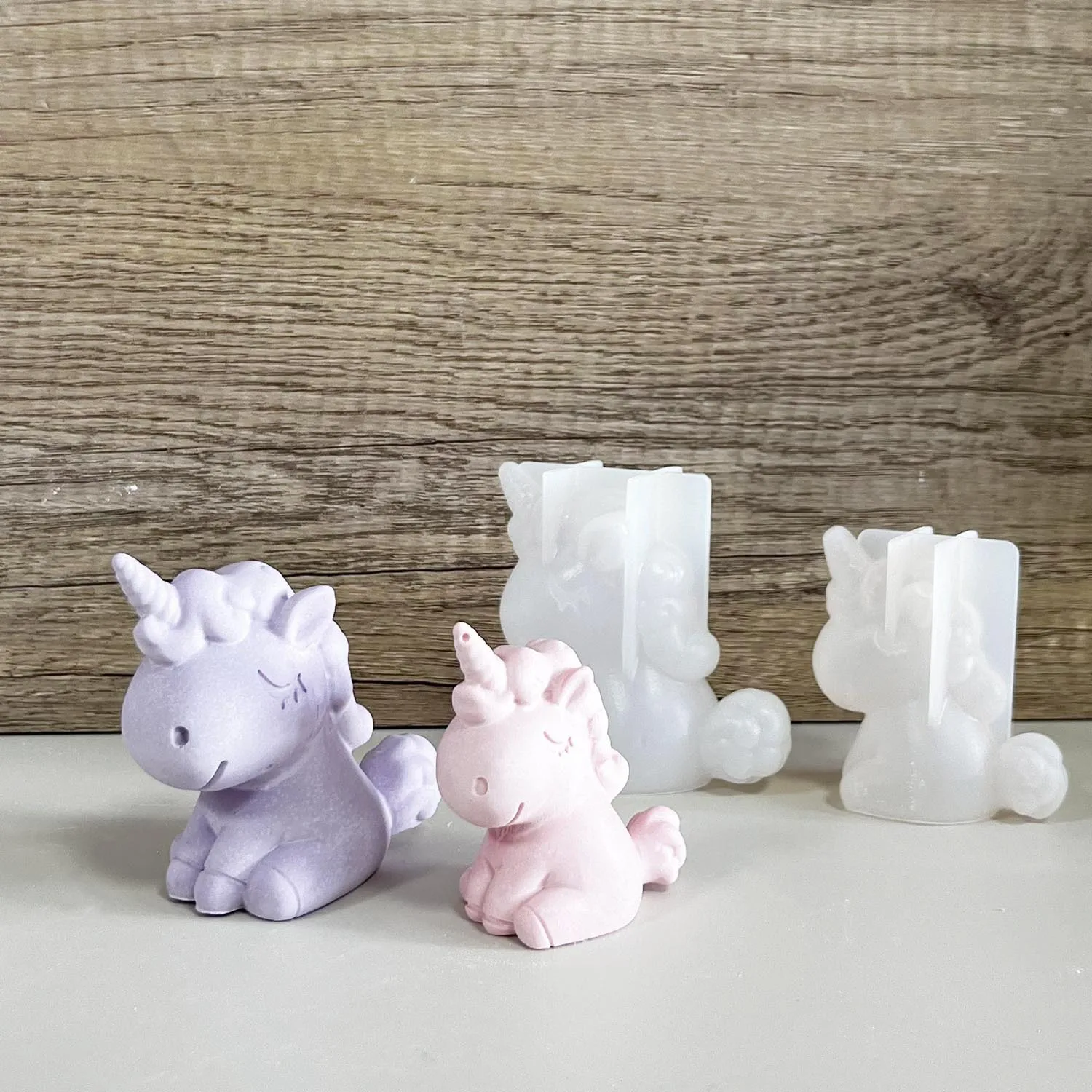 3D Geometric Silicone Unicorn  - Soap Making Lye 评论和价格