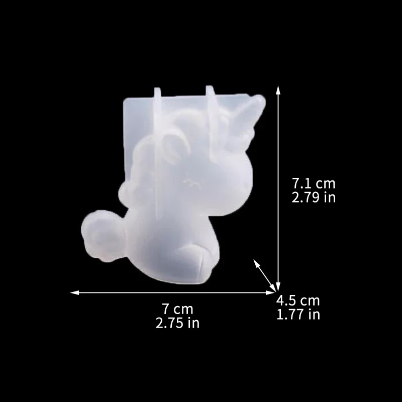 3D Geometric Silicone Unicorn  - Soap Making Lye 评论和价格