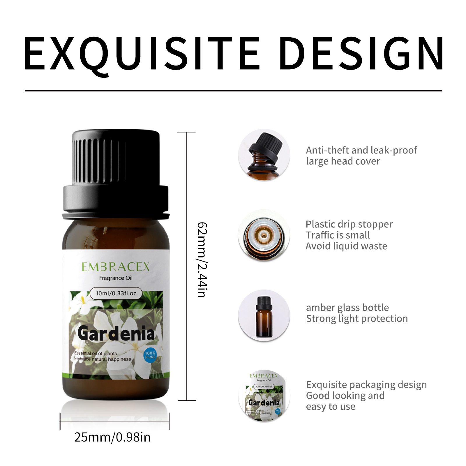 10ml Gardenia Essential Oil Ma - Soap Making Ingredient 评论和价格