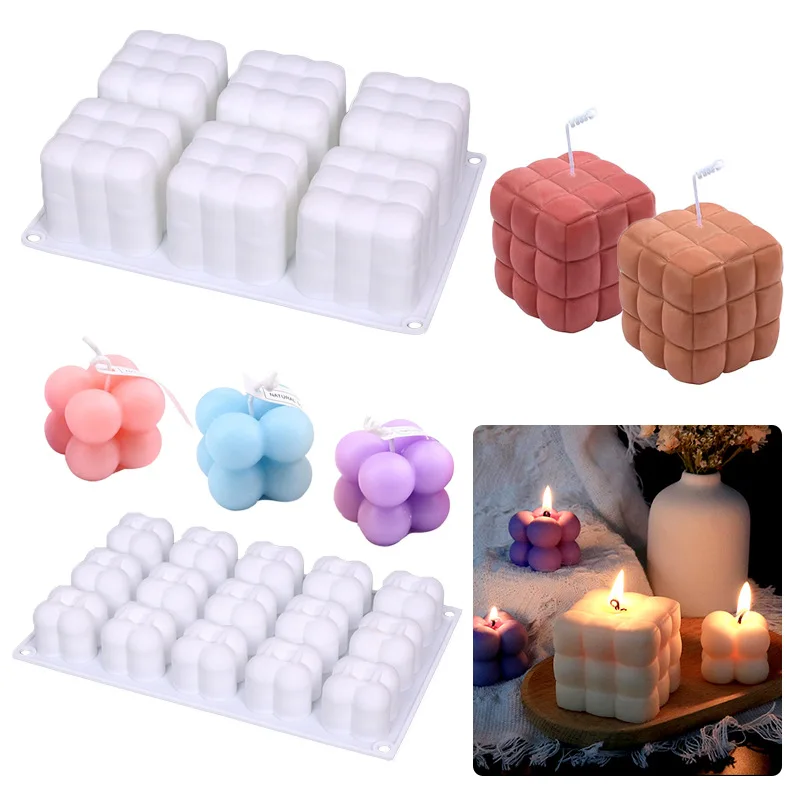 3D Bubble Cube Candle Silicone - Soap Making Kit Amazon 评论和价格