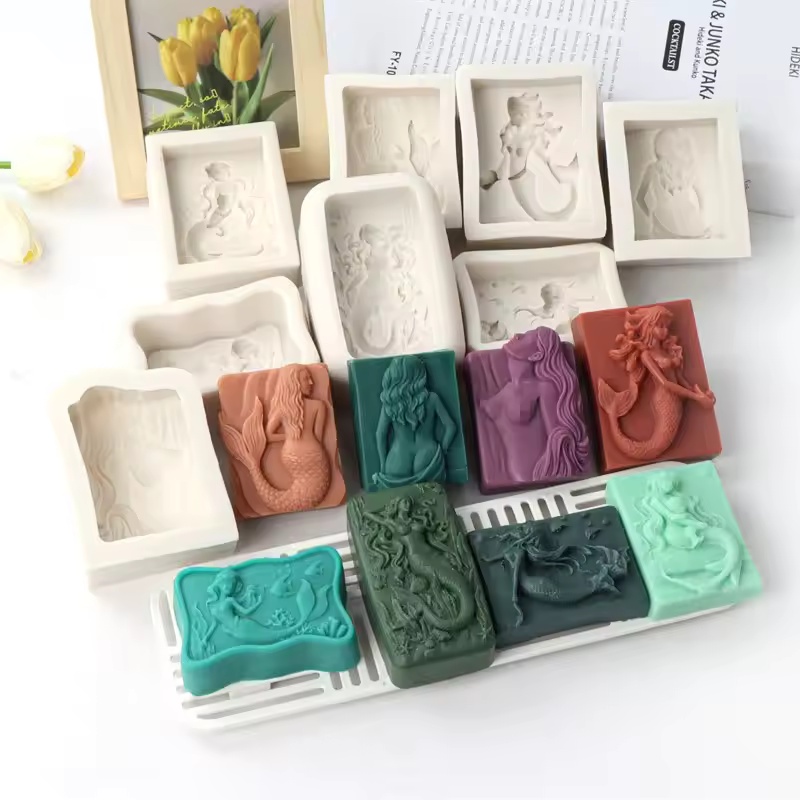 Rectangle Ocean-Style 3D Merma - Soap Making Formula 评论和价格