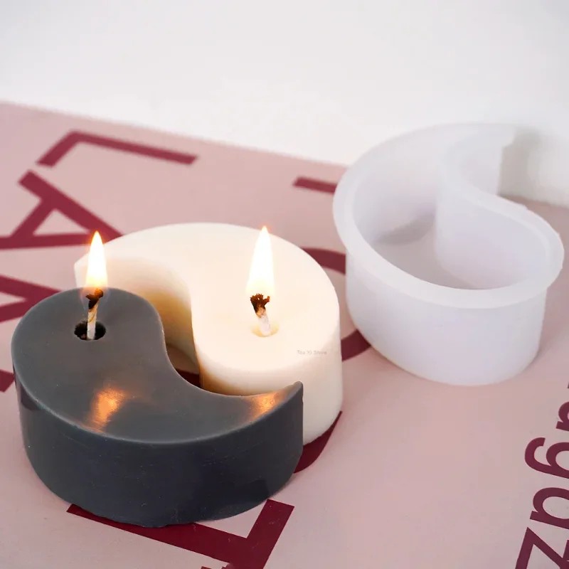 2pcs Yin Yang Tai Chi Round Si - Soap Making Books 评论和价格