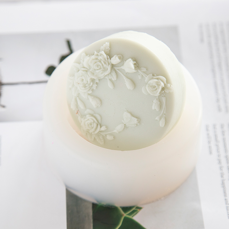 Round Shape Rose Flower Handma - Soap Making Formula 评论和价格