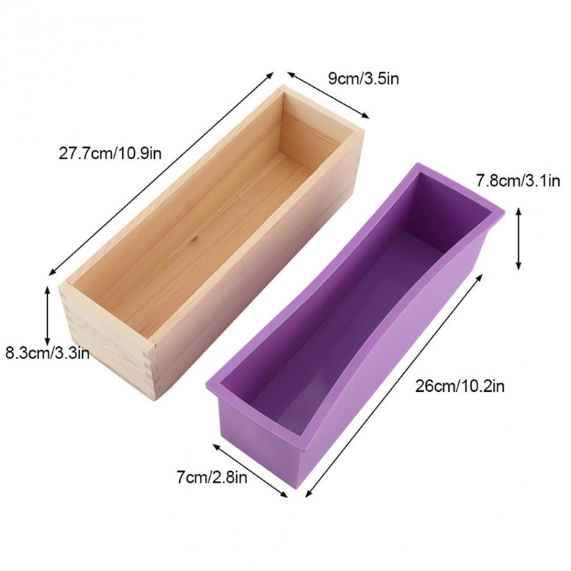 1.2L Silicone Soap Mold Flexib - Soap Making Books 评论和价格