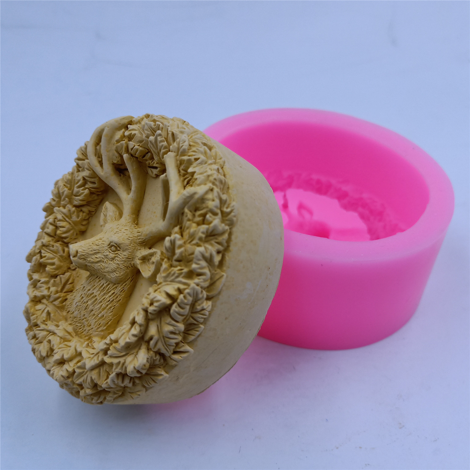 Deer Design Soap Silicone Mold - Soap Making Lye 评论和价格