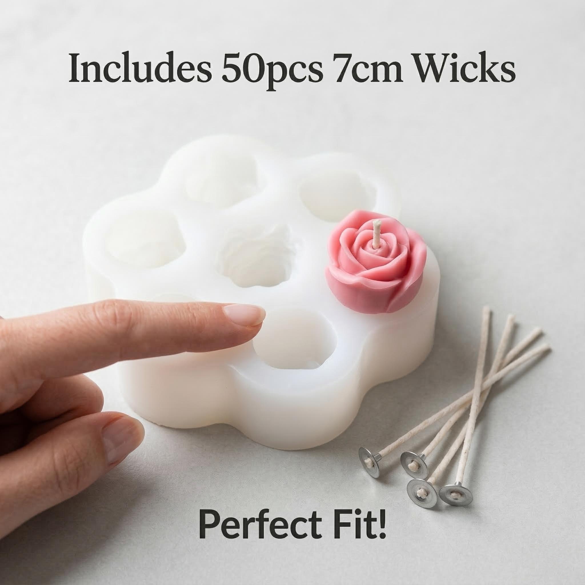 3D Rose Flower Silicone Candle - Soap Making Kit Amazon 评论和价格