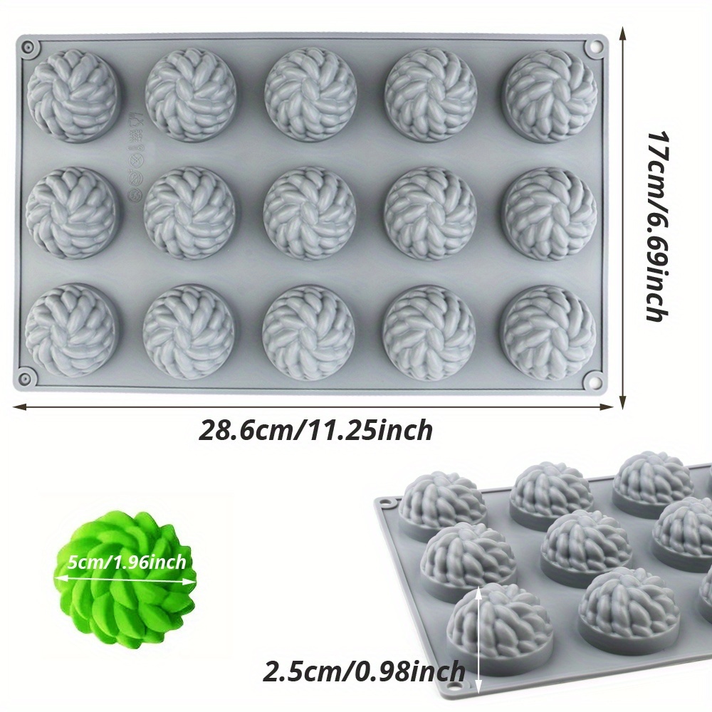 1Pc Cake Mold Santa Ana Floral - Soap Making Raw Material 评论和价格