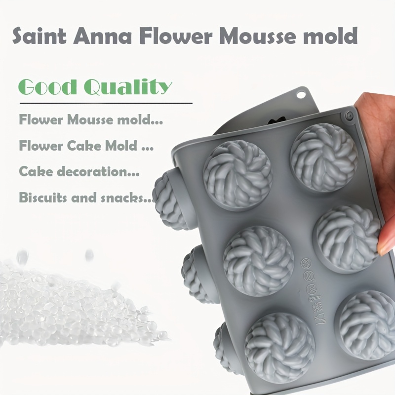 1Pc Cake Mold Santa Ana Floral - Soap Making Raw Material 评论和价格