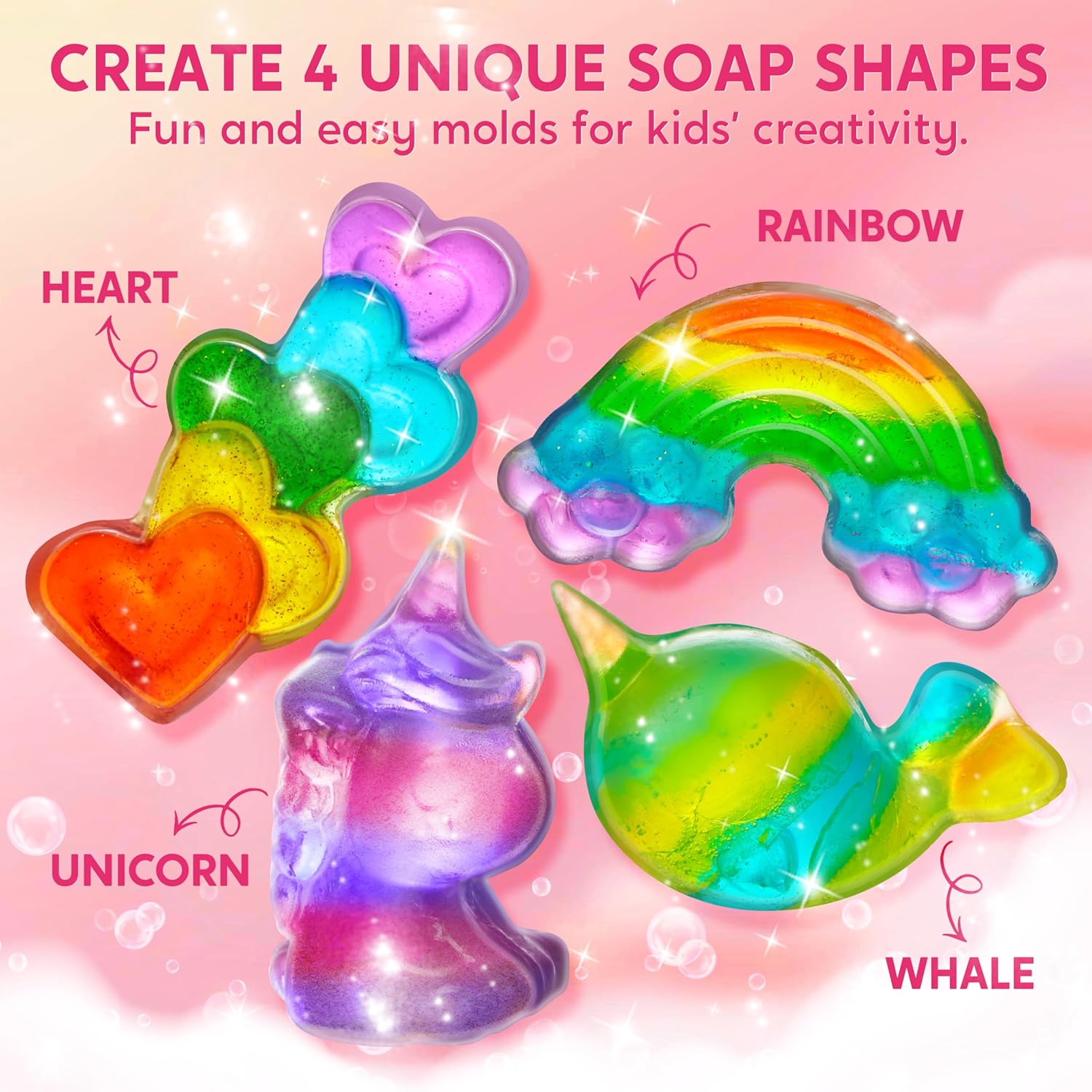 JOYFY Unicorn Soap Making Kit  - Soap Making Guide For Beginners 评论和价格