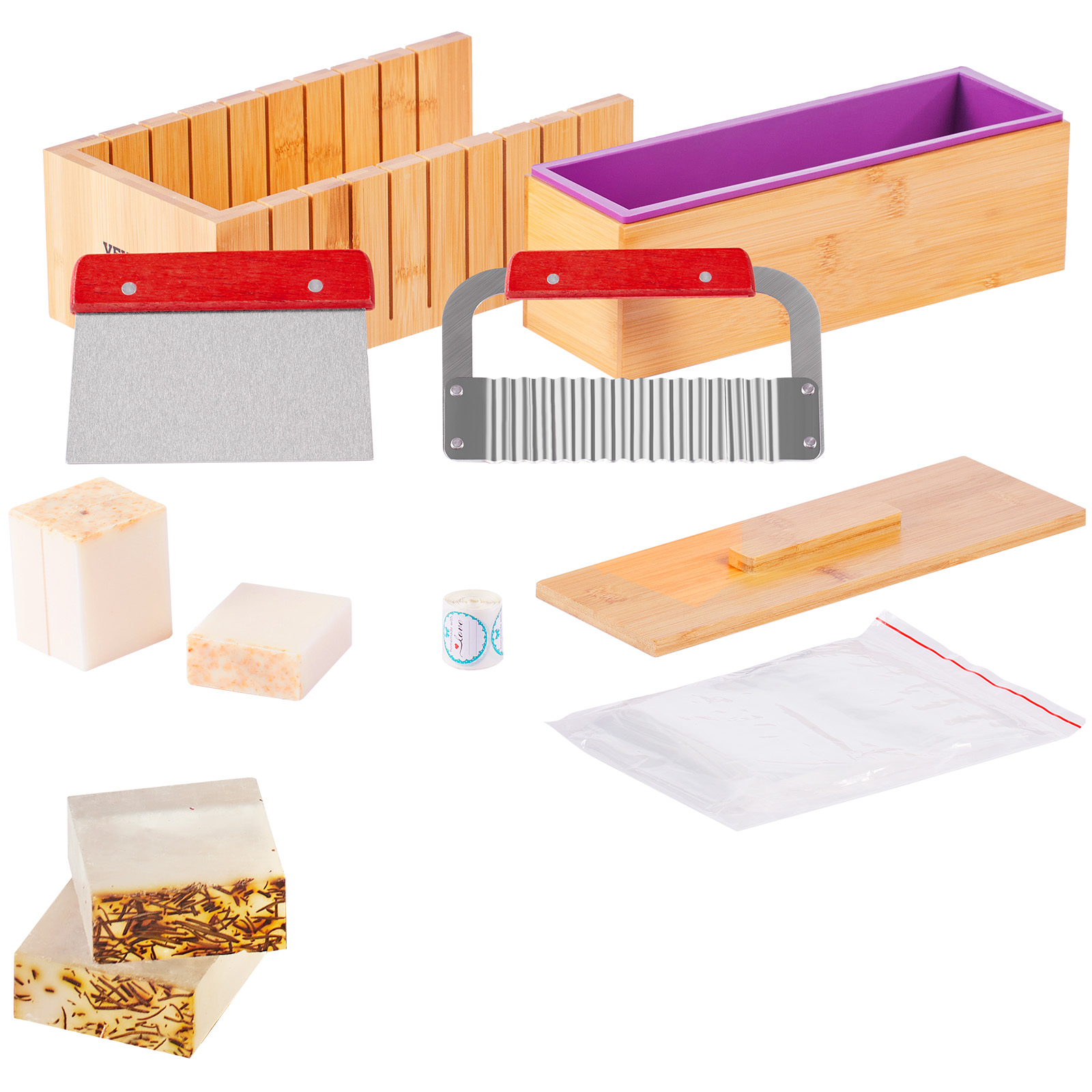 VEVOR Soap Making Kit Bamboo C - Soap Making Guide For Beginners 评论和价格