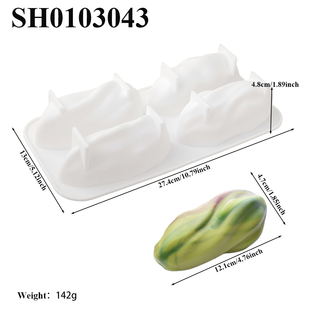 4 or 9-Cell Pistachio Design S - Soap Making Lye 评论和价格