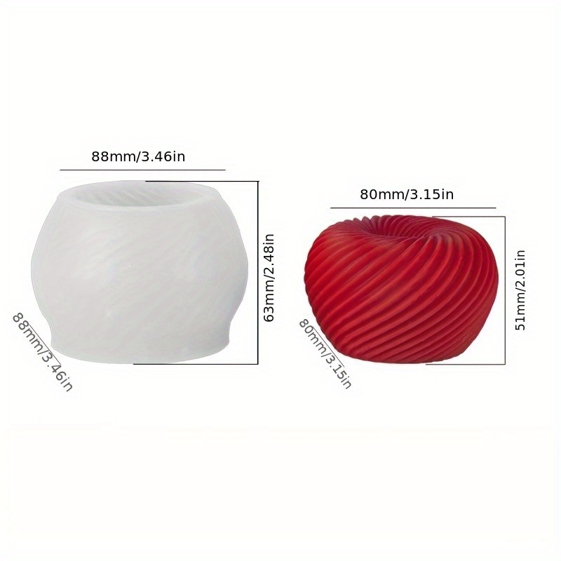 A trendy red apple silicone mo - Soap Making Lye 评论和价格