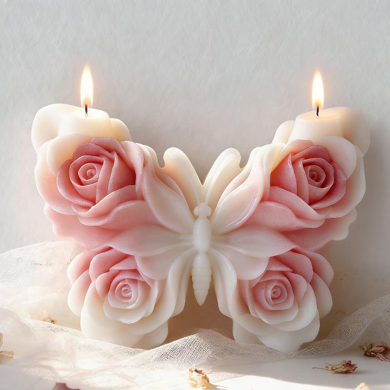 DIY Rose Butterfly Form Silico - Natural Making Soap 评论和价格