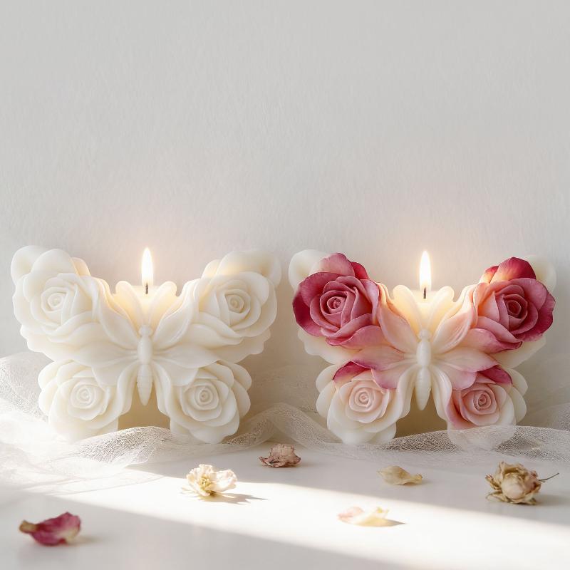 DIY Rose Butterfly Form Silico - Natural Making Soap 评论和价格