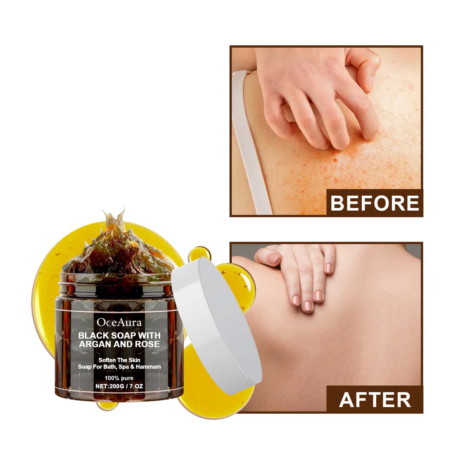 OCEAURA Black Soap With Argan  - Soap Making Oils 评论和价格