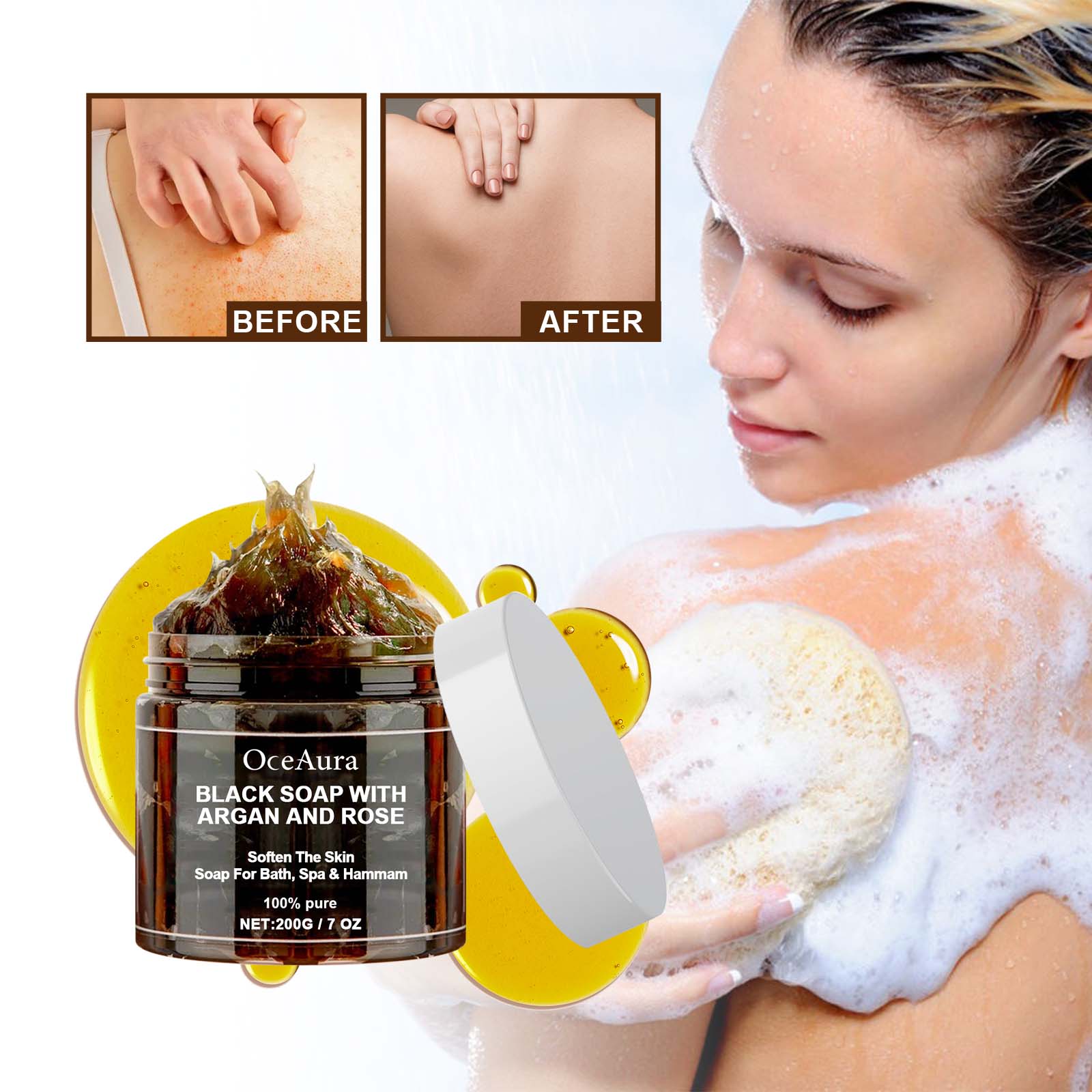 OCEAURA Black Soap With Argan  - Soap Making Oils 评论和价格