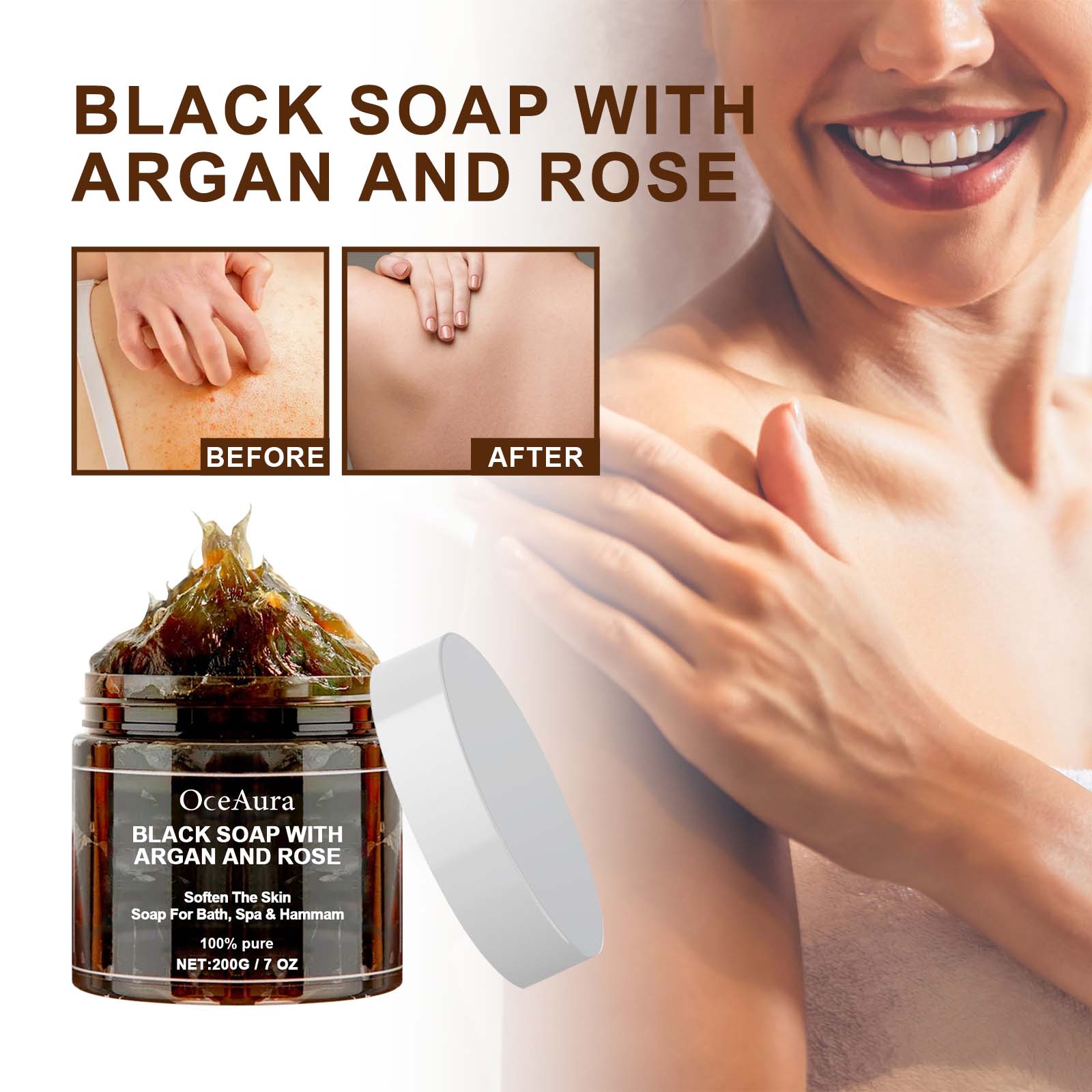 OCEAURA Black Soap With Argan  - Soap Making Oils 评论和价格