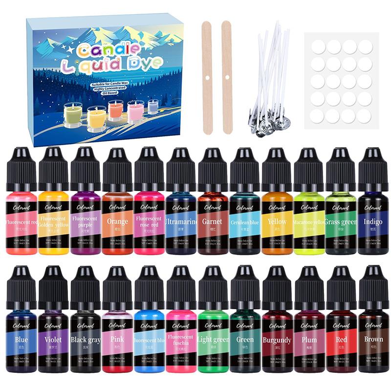 20/24Colors Candle Dyes Pigmen - Soap Making Kit Amazon 评论和价格