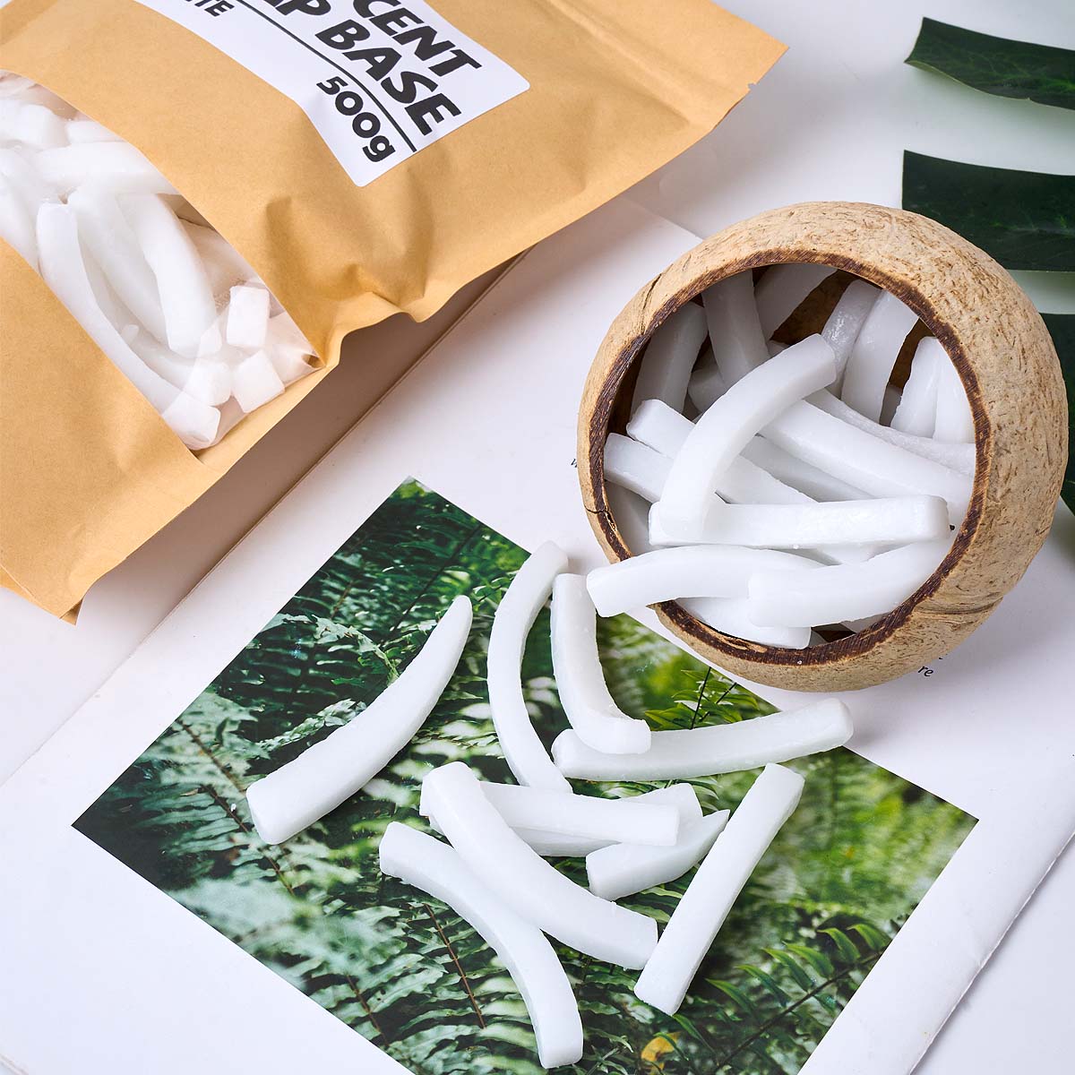 500g Transparent White Color S - Soap Making Raw Material 评论和价格