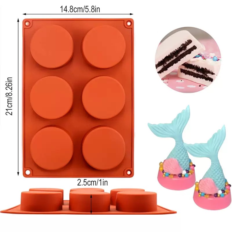 Round Silicone Soap Mold DIY H - Soap Making Formula 评论和价格